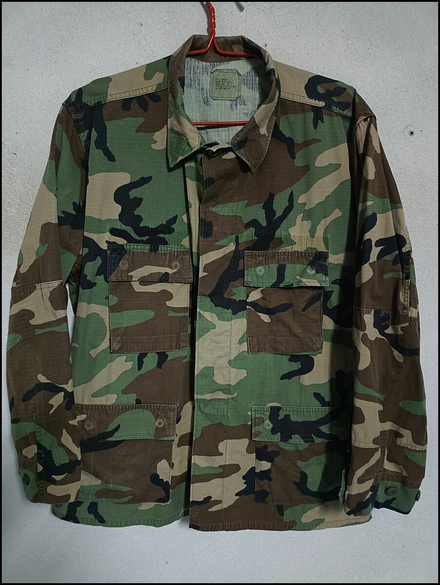 เสื้อทหาร US ARMY ลายพราง WOODLAND SIZE:41-45