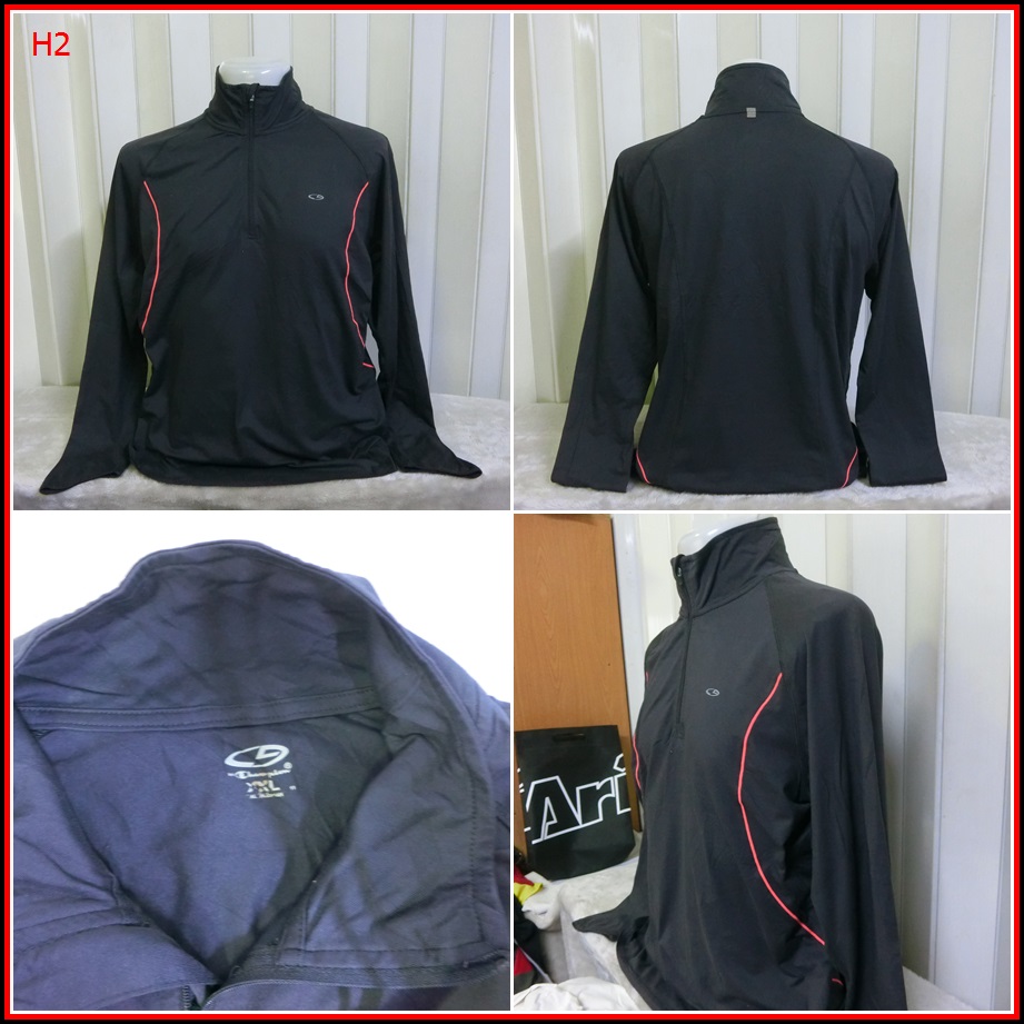 H2.  CHAMPION มือสอง สำหรับใส่ออกทริปกลางแจ้ง ตกปลา เดินป่า แคมปิ้ง  ไซ้ด์ L อก 44 นิ้ว / 29.5 นิ้ว 