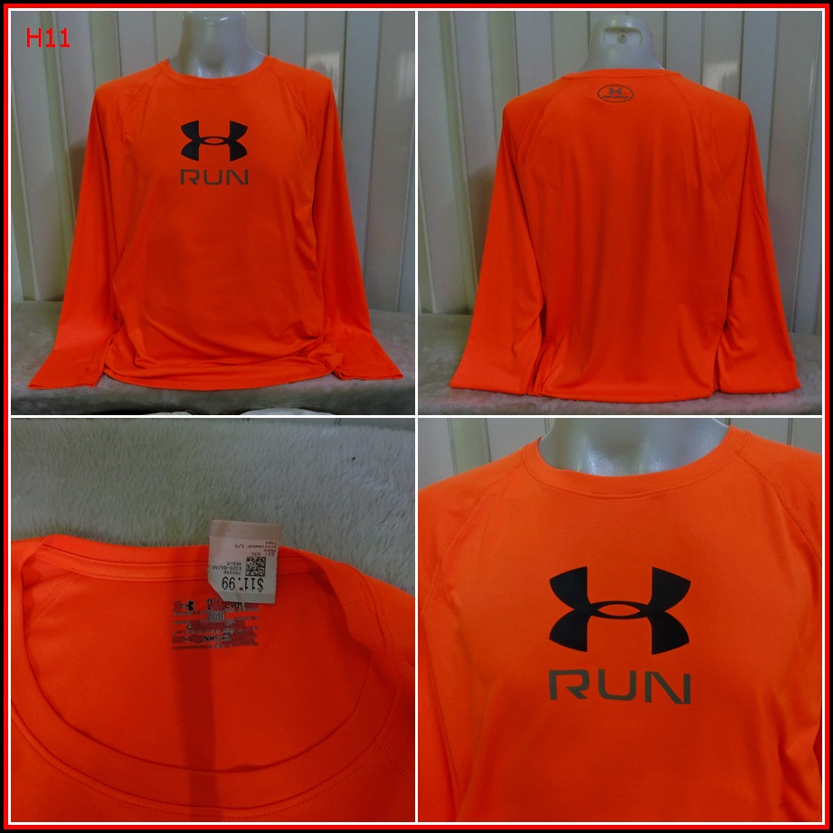 H11. Under Armour  เสื้อ outdoor สภาพดี ใส่ออกทริปกลางแจ้ง เดินป่า แคมปิ้ง เนื้อผ้าแบบบาง แห้งไวใส่ส