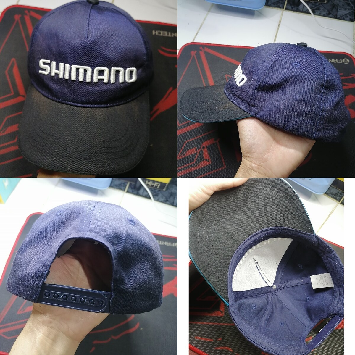 2.หมวก​ Shimano​ งานJapan​ ​ลิขสิทธิ์​แท้​ สวย​ขนาดฟรี​ไซ​ร์​สามารถ​ปรับ​ขนาด​ได้
​ราคา​ 300​ พร้อม