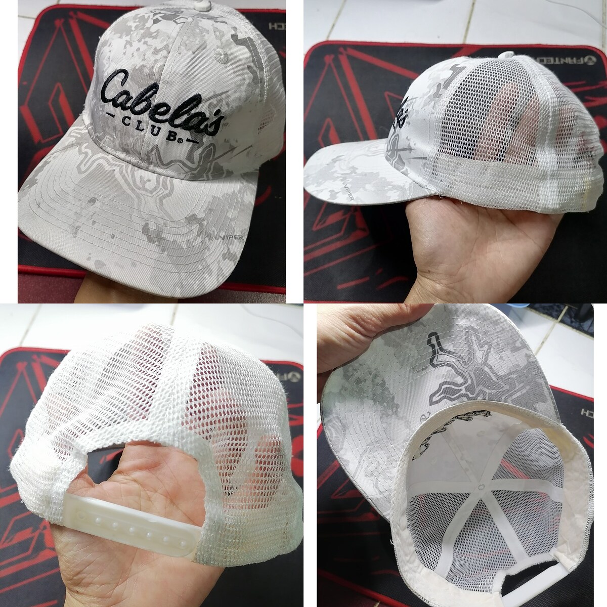 10.หมวก​ cabelas.ลิขสิทธิ์​แท้.usa.สวย​ ลิขสิทธิ์​แท้​ ขนาด​ฟรี​ไซ​ร์​สามารถ​ปรับ​ขนาด​ได้​ ราคา​ 28