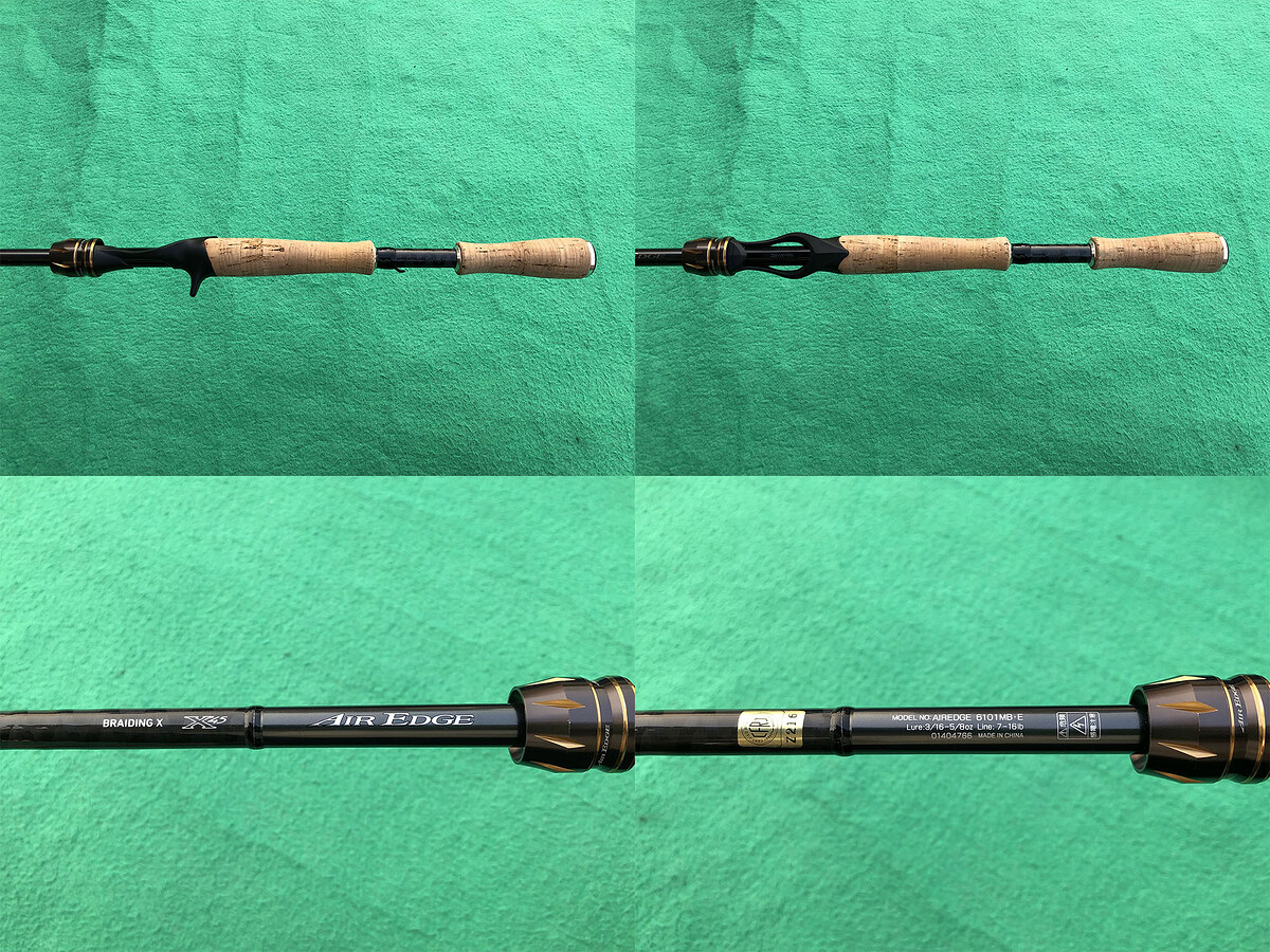 Daiwa AIR EDGE 6101MB·E คัน 1 ท่อนยาว 6'10" เวท 7-16lb คันสวยริ้วรอยน้อยมาก พร้อมซองใส่คันตรงรุ่น คั