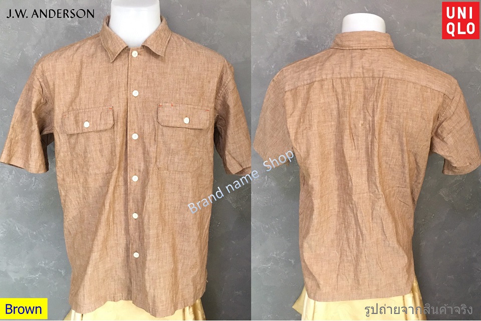 • Brown
Size L : [สำหรับรอบอก 48-49 นิ้ว]  : อกกว้าง 24.5 นิ้ว เสื้อยาว 28.5 นิ้ว มี 1 ตัว  หมดแล้ว