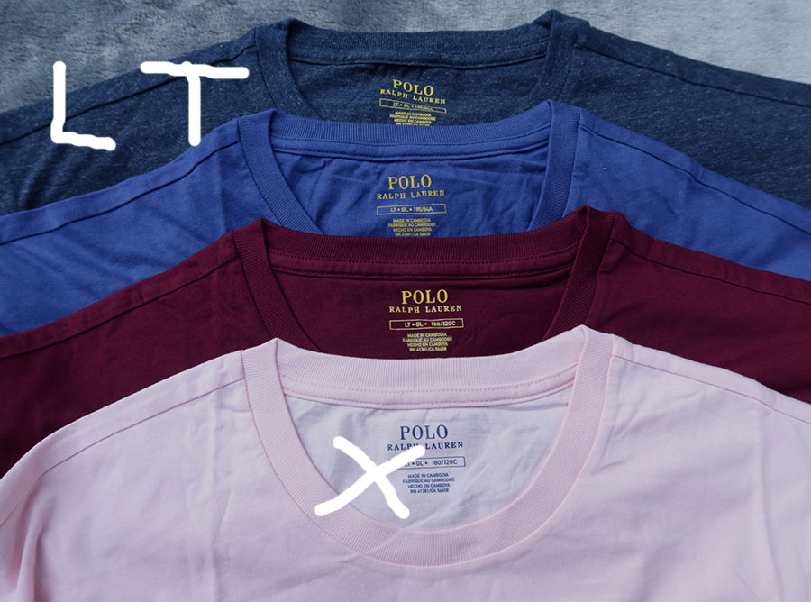 Polo Ralph Lauren /LT/XLT (48/52) เสื้อยืดแขนสั้นหลายสีสวยใหม่แท้ รวมส่ง kerry/f