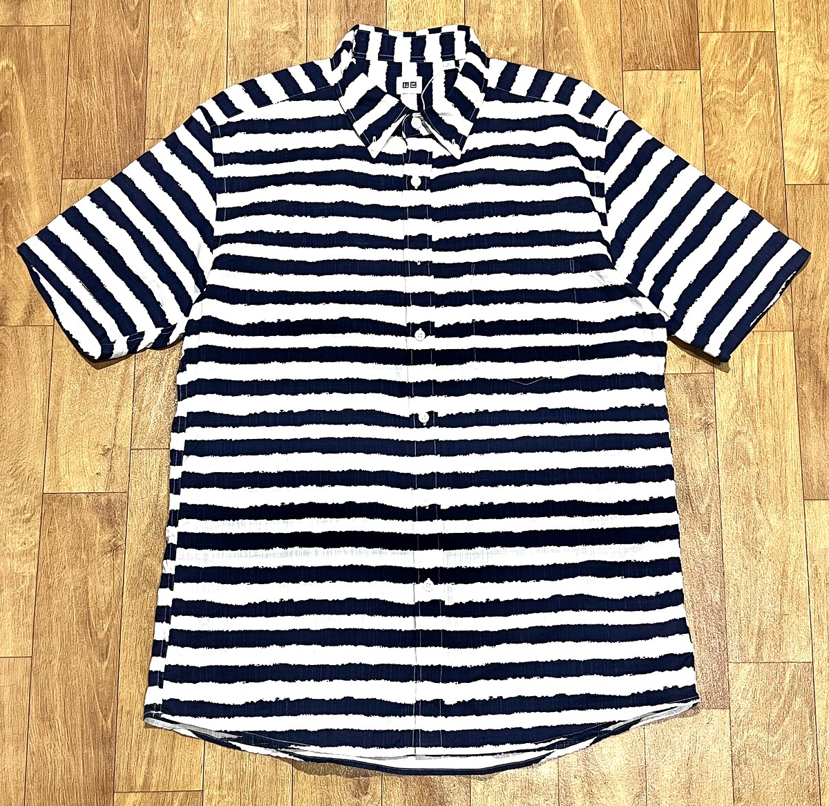 เสื้อเชิ้ตแขนสั้น UNIQLO LINEN SHIRT