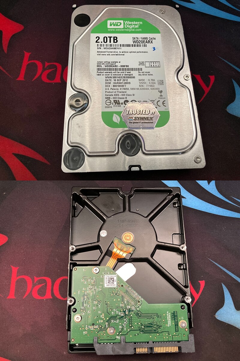 HDD WD Green 2TB 3.5