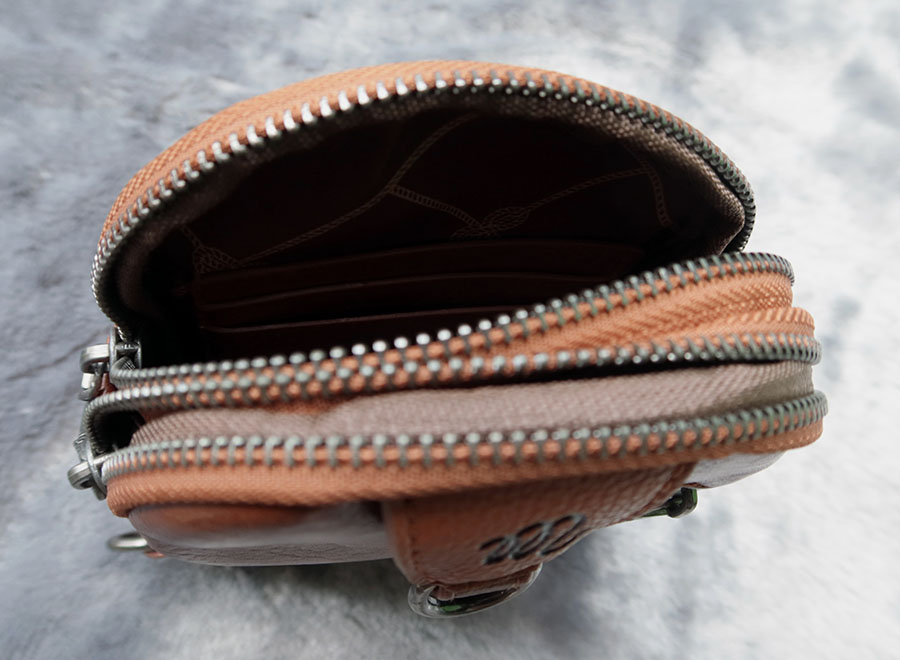 wrangler leather crossbody sling bag