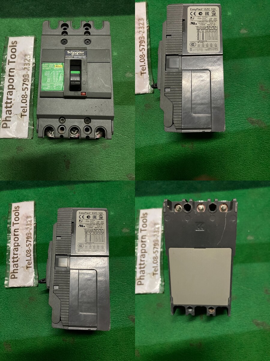 เบรกเกอร์Schneider Circuit Breaker 3Phase 