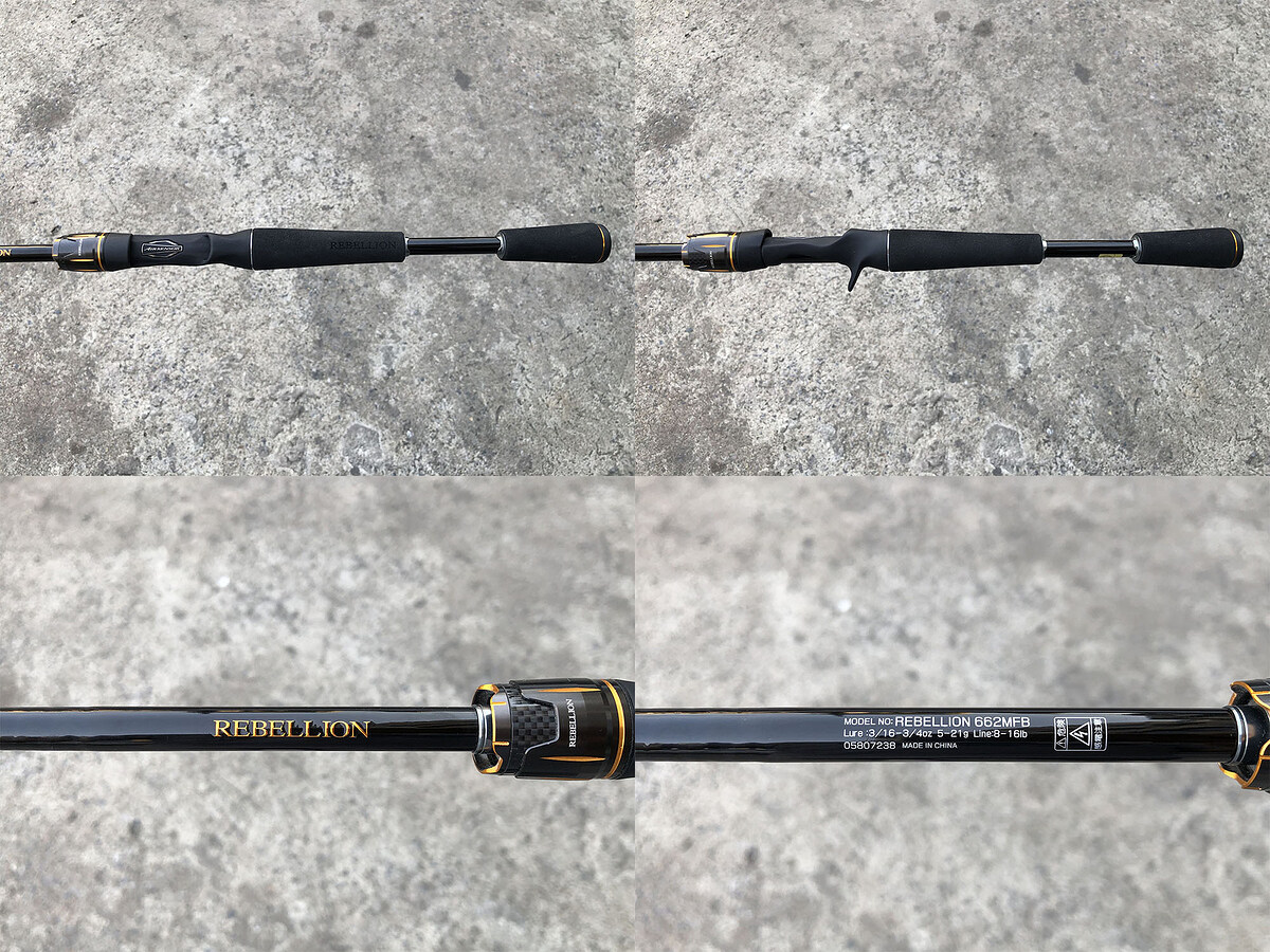 Daiwa REBELLION 662MFB คัน 1 ท่อนยาว 6'6" เวท 8-16lb คันสวยร