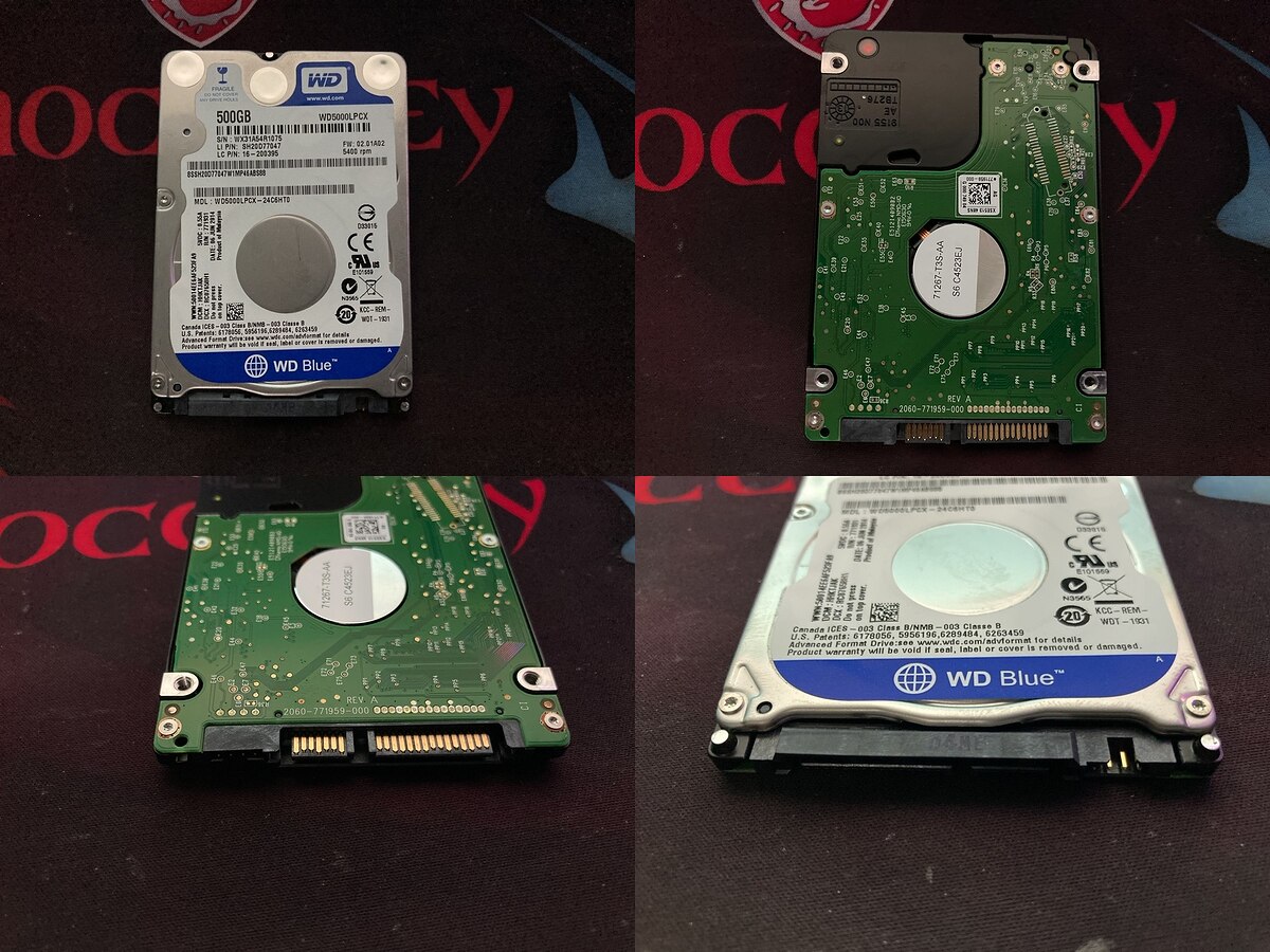 ฮาร์ดดิสโน๊ตบุค WD 500 GB 2.5