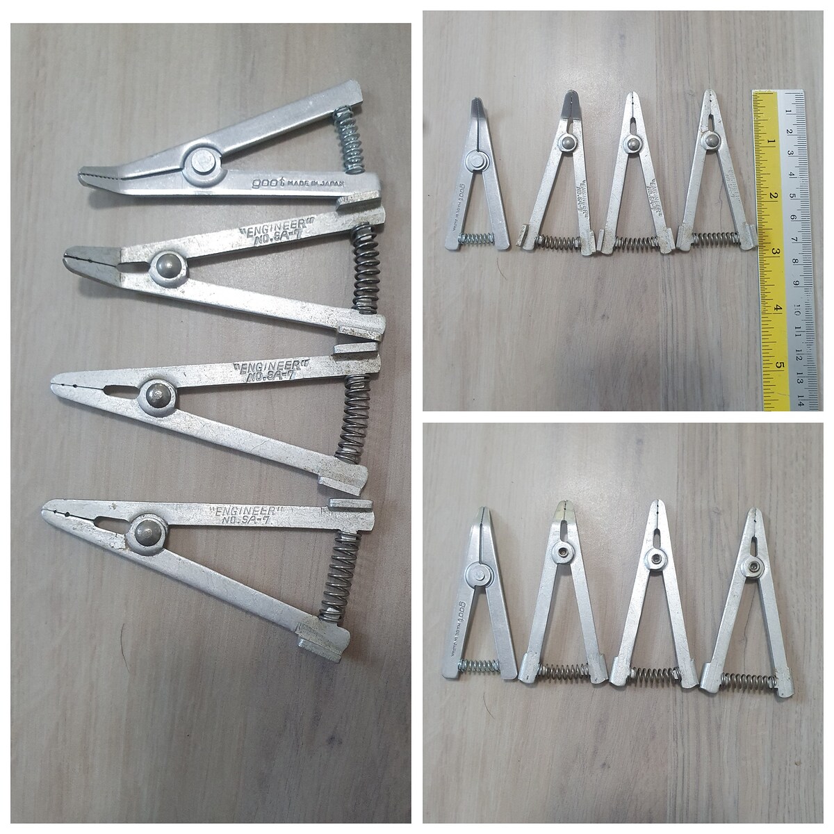 6.ที่หนีบ อลู Goot 1อัน,Engineer 3อัน
ราคา 100 ขายแล้ว