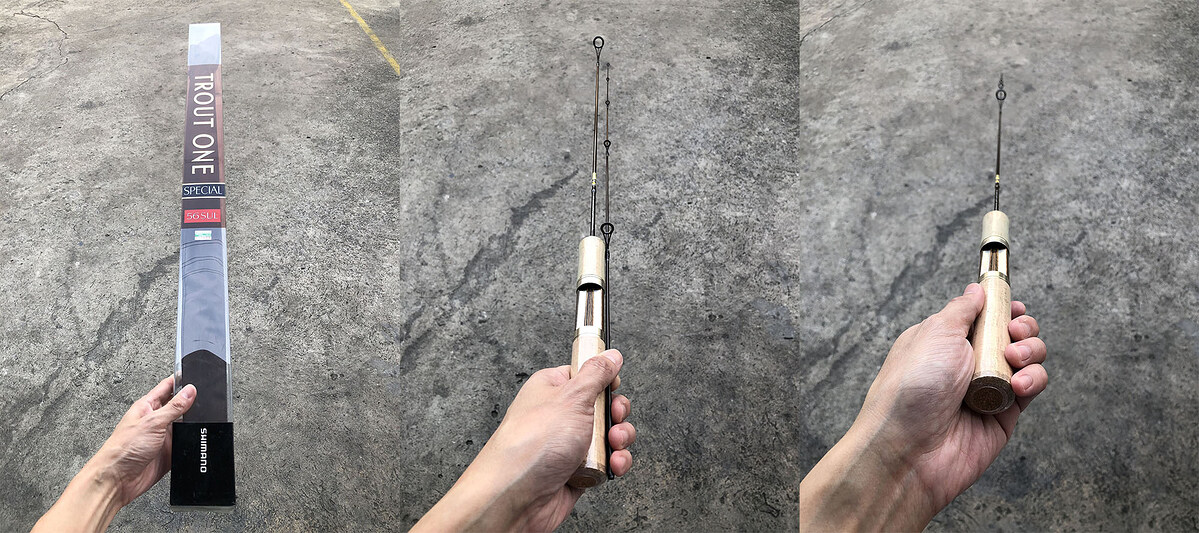 6. Shimano TROUT ONE SPECIAL 56SUL คัน 2 ท่อนยาว 5'6" เวท 3-4lb คัน