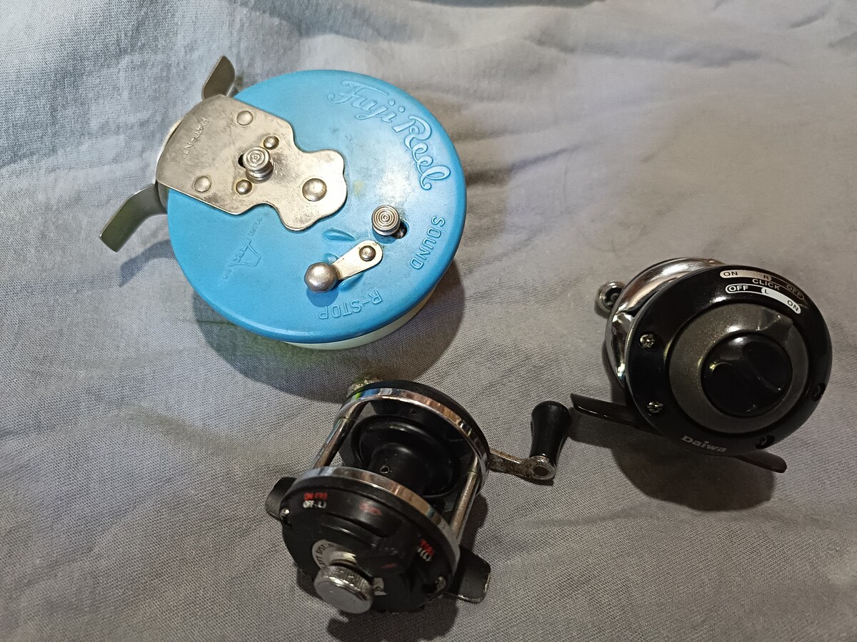 รอก fuji + ชินุ daiwa +ชินุ coronet