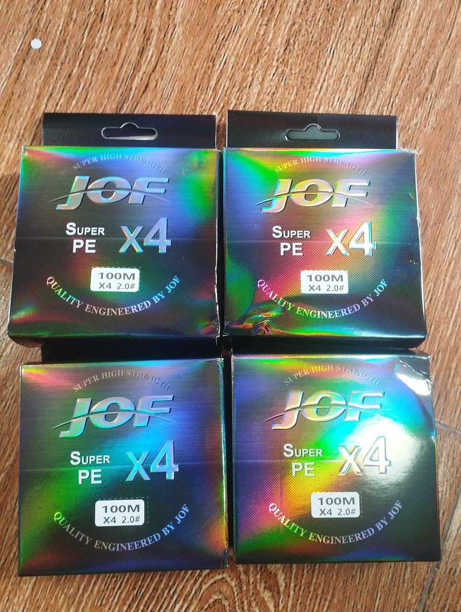 Pe2ถัก4Jof ม้วน 100 m 4ม้วน