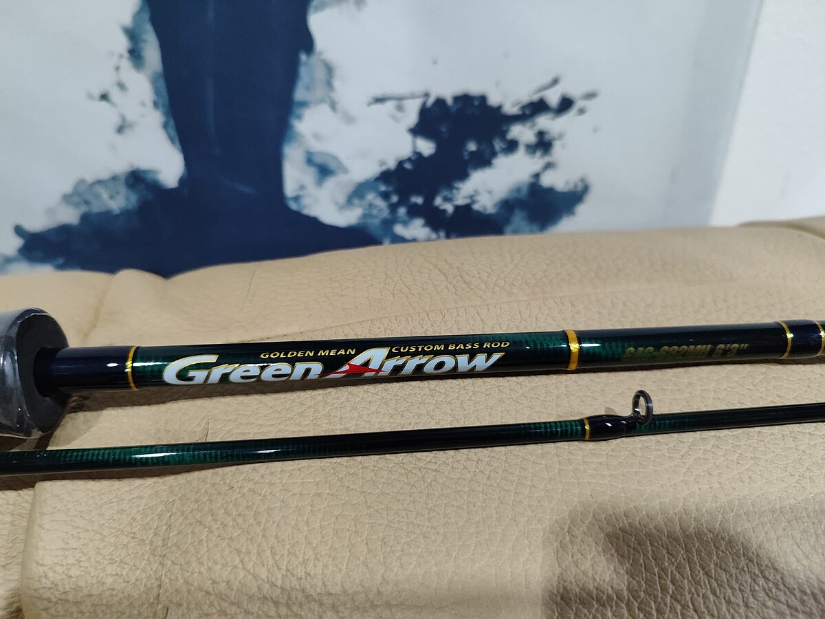 ขายคัน Green Arrow เบท ใหม่เก่าเก็บสีเขียว มรกต  ยาว 6.3 เวท 12-20
