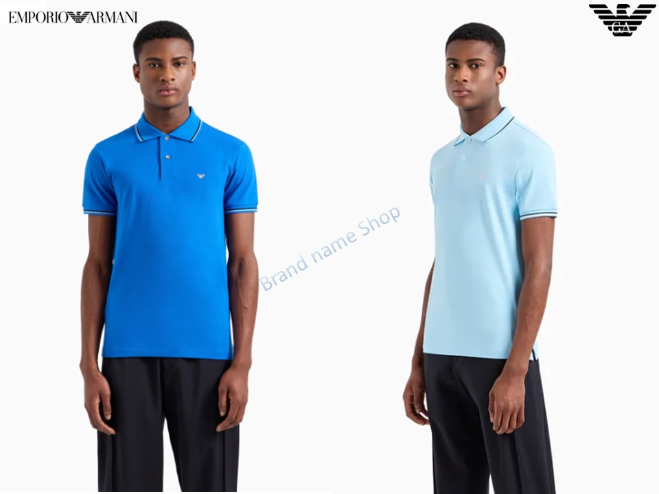 400 รอบอก 42-43/44-45” โปโลแขนสั้นผ้ายืดหยุ่น EMPORIO ARMANI Stretch