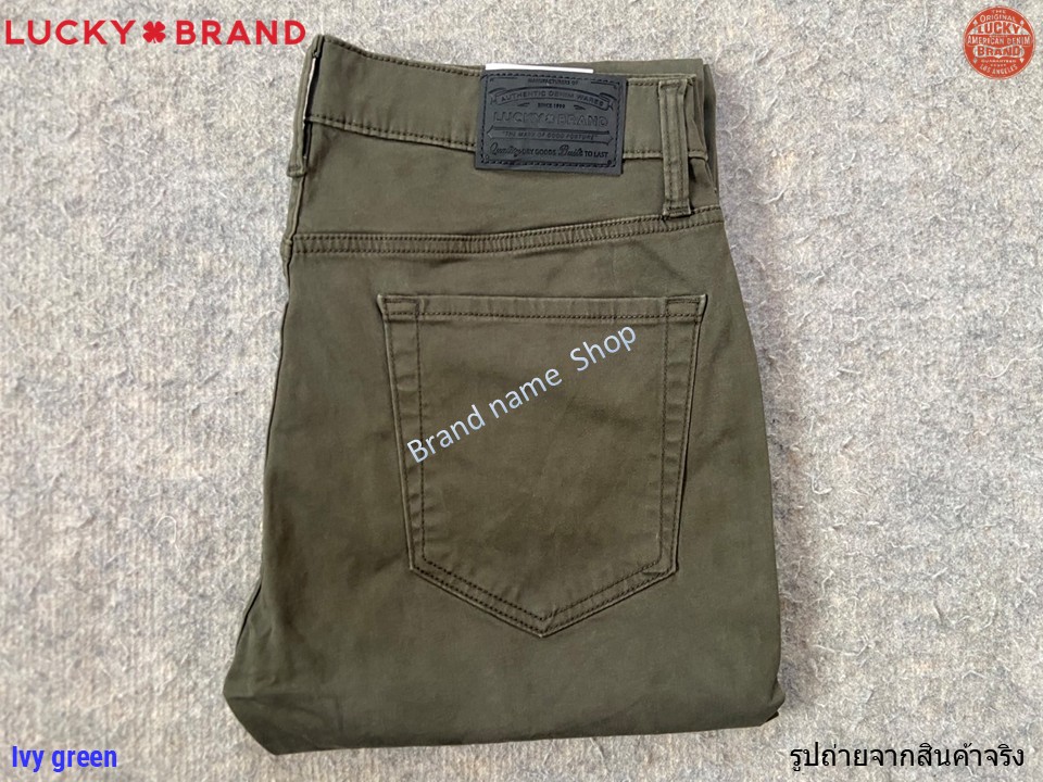 •Ivy green
Size 36 X 32 : (สำหรับเอว 37-38) เอววัดจริง 38 นิ้ว ยาวจากเอวถึงปลายขา 43 นิ้ว เป้า 13 น