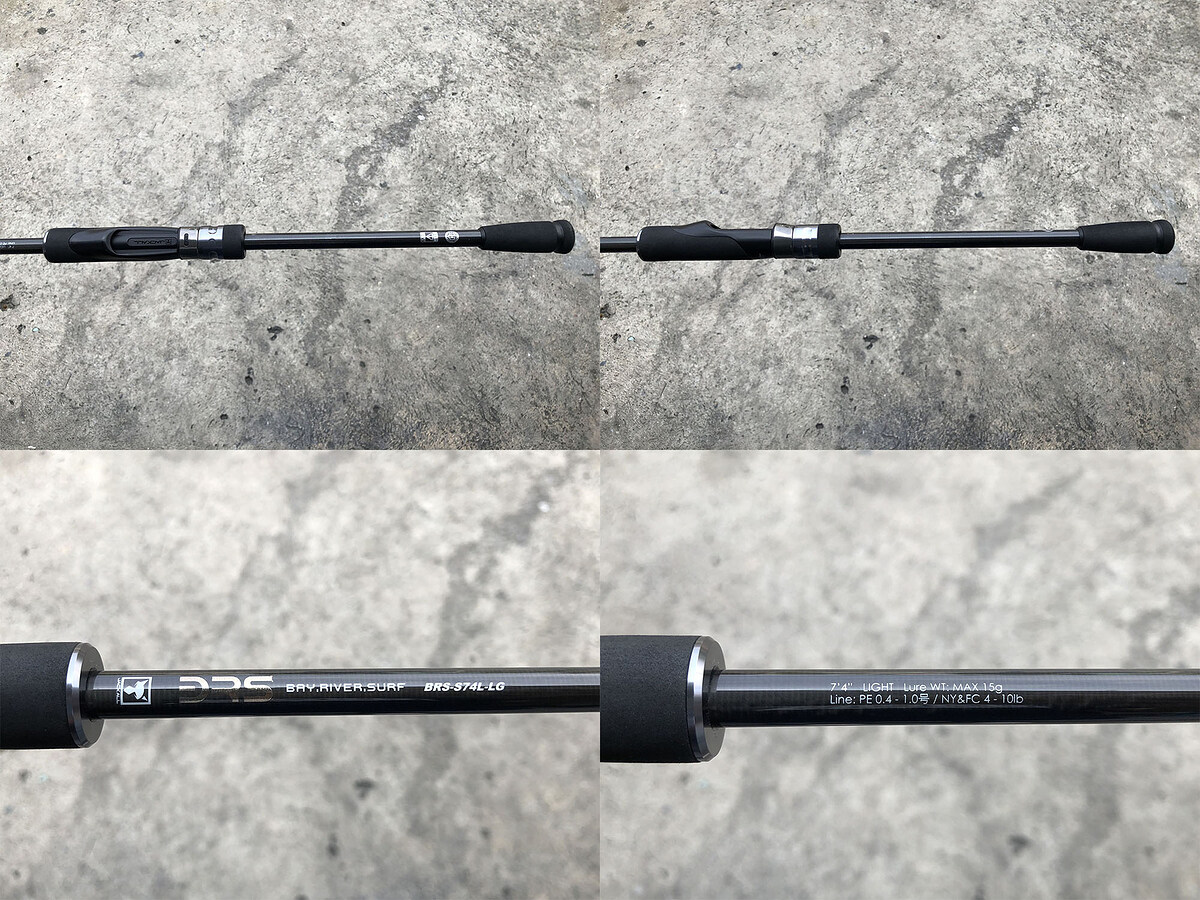 Jackall BRS-S74L-LG คัน 2 ท่อนต่อกลางยาว 7'4" เวท 4-10lb คันสวยริ้วรอยน้อยมากๆ พร้อมซองใส่คันตรงรุ่น