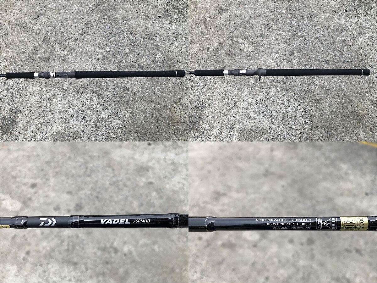 Daiwa VADEL J60MHB คัน 1 ท่อน 6 ฟุต Jig Wt: 90-210g , Line: PE3-4 คันสวยริ้วรอยน้อยมากๆ คันสวยมาก A+