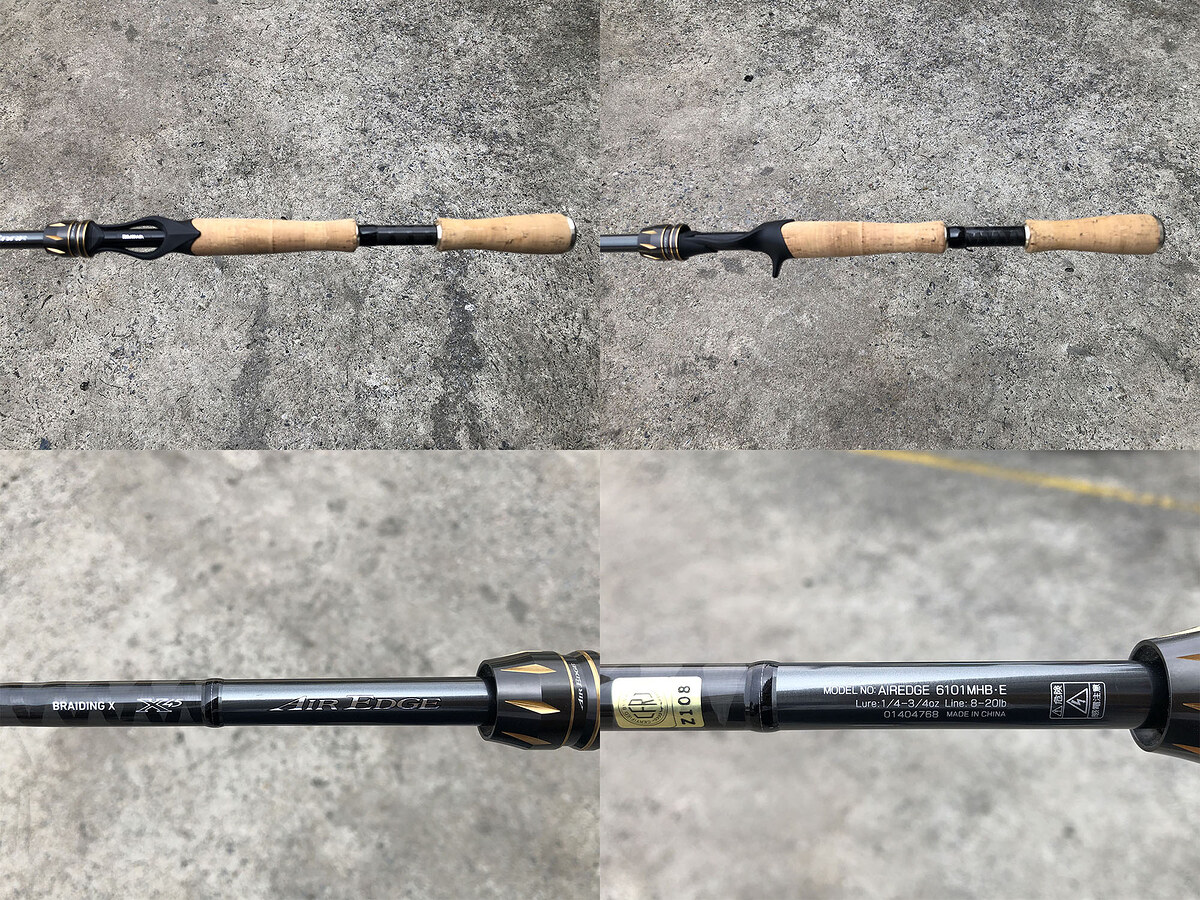 Daiwa AIR EDGE 6101MHB·E คัน 1 ท่อนยาว 6'10" เวท 8-20lb คันสวยริ้วรอยน้อยมาก คันสวย A++ ครับ (คันมือ