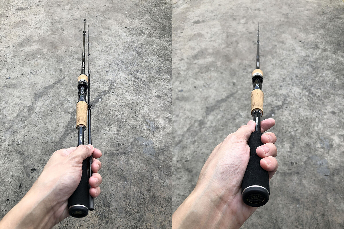 10. Shimano EXPRIDE 166M-2 คัน 2 ท่อนต่อกลางยาว 6'6" เวท 10-20lb คันสวยริ้วรอยน้อยมาก คันสวย A++ ครั