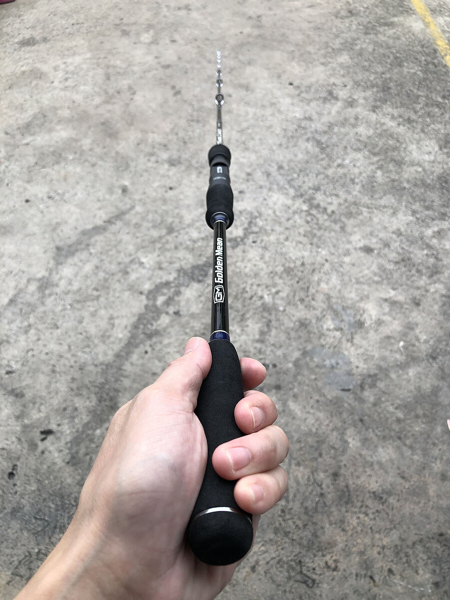 14. Golden Mean SABEL DANCE SDC-60L-II คัน 1 ท่อนยาว 6 ฟุต Jig Wt: 5 oz , Line: PE2 คันสวยริ้วรอยผิว