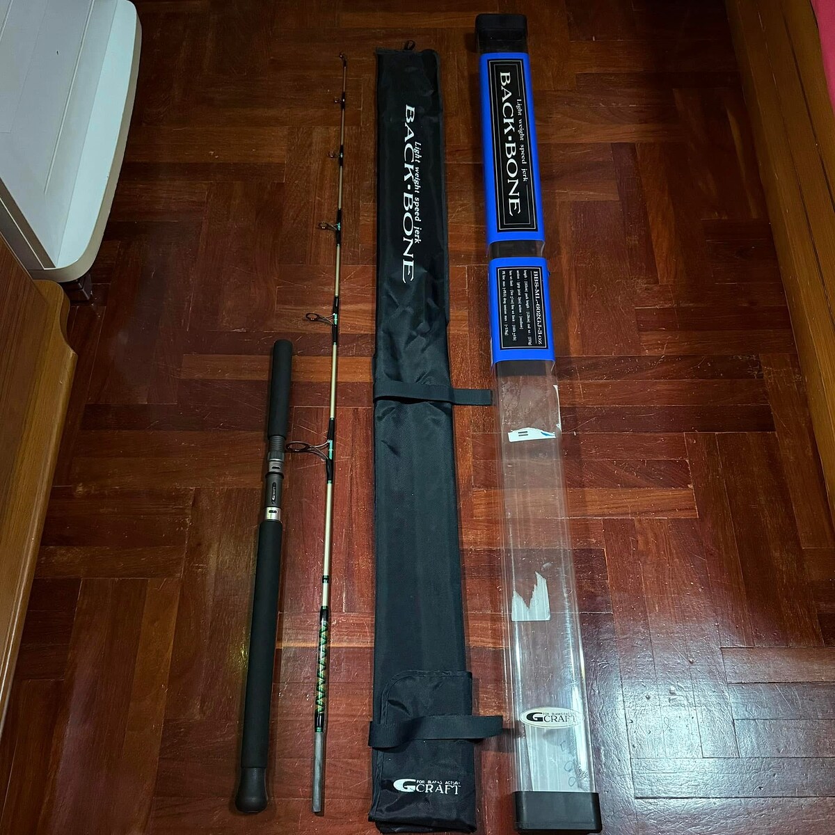  Vายคันสปิน G-CRAFT BLACK-BONE PE 4 สภาพโครตสวย ซอง + กล่องครบ