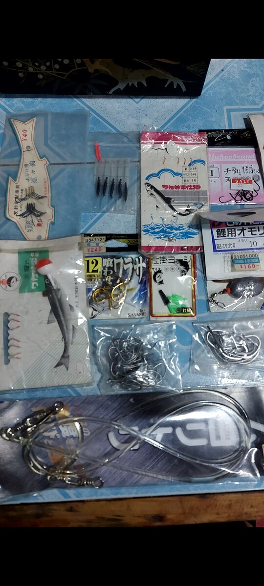 เบ็ดจิ๊ก 3/0 ,9 ตัว,เบ็ดทูน่า hook 1/0 ,50 กว่าตัว,เบ็ดโสก,เบ็ดกุ้ง,อื่นๆ
