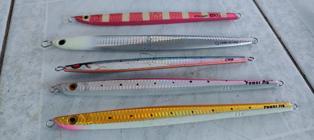 เหยื่อจิ๊กใช้แล้ว กองละ 500บาทส่งฟรี