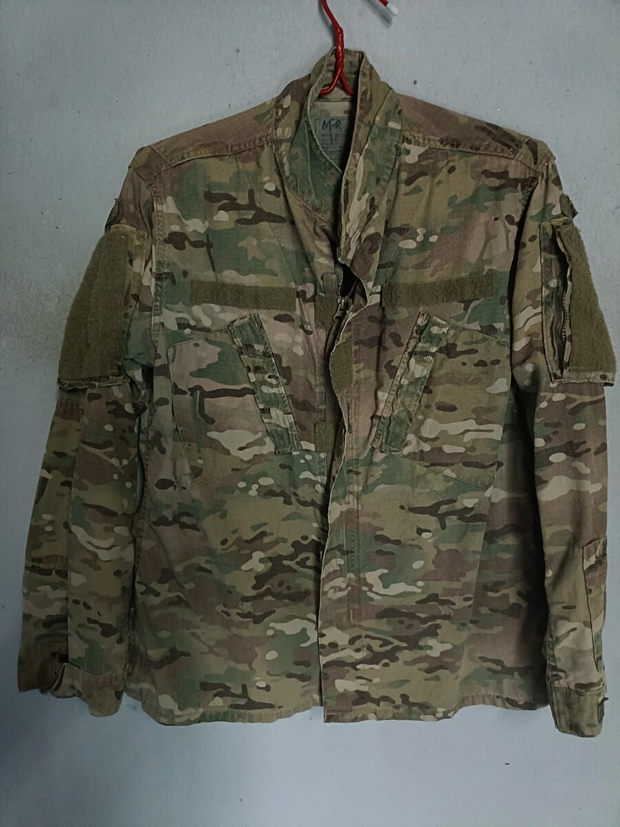เสื้อทหาร US ARMY ลายพราง SCORPION OCP (ผ้ากันแมลง) SIZE:37-41 