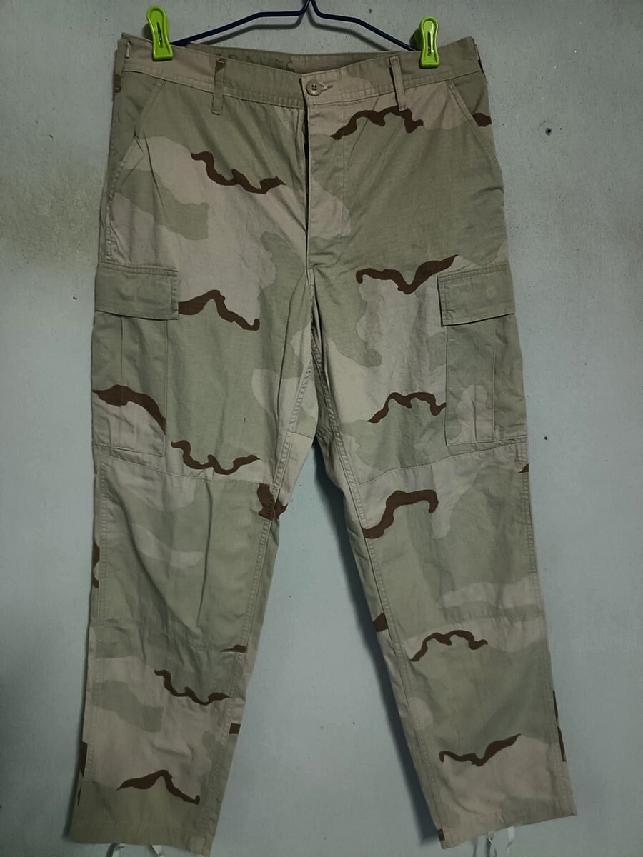 กางเกงทหาร US.ARMY ลายพรางทะเลทราย 3 สี  Size: 31-35 นิ้ว 