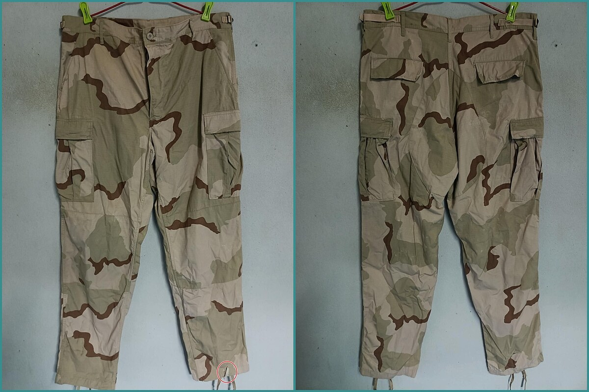 กางเกงทหาร US.ARMY ลายพรางทะเลทราย 3 สี Size: 35-39 นิ้ว 