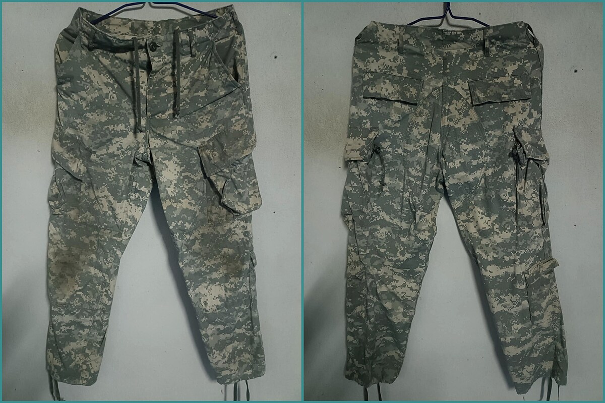 กางเกงทหาร US.ARMY ลายพรางดิจิตอล ACU Size: 27-31 นิ้ว 