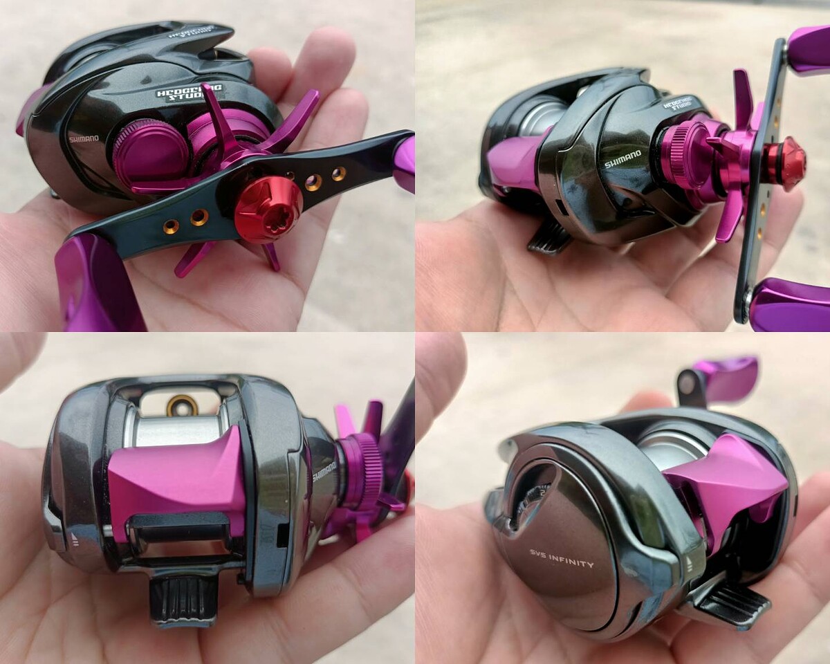 Shimano Metanium 2020
แต่งเต็มระบบ เปลี่ยนชุดแม่เหล็กจากเดิมเม็ดหน่วง
ของแต่งอีกเพียบ แต่งสุดหมดแล
