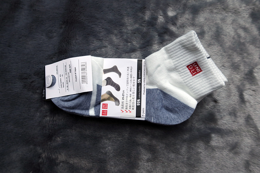 UNIQLO & ADIDAS socks 5 Pairs 