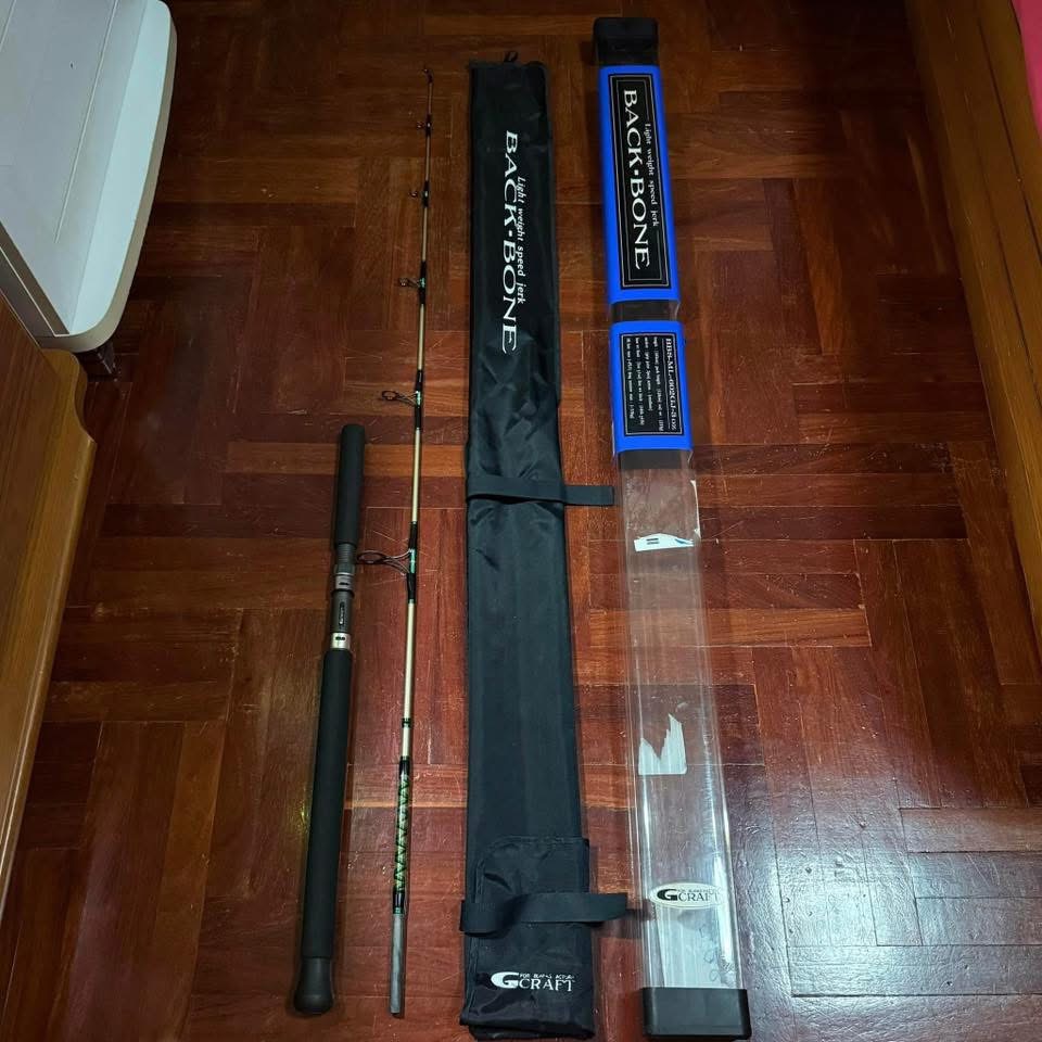 Vายคันสปิน G-CRAFT  BLACK-BONE PE 4 สภาพโครตสวย ซอง + กล่องครบ
