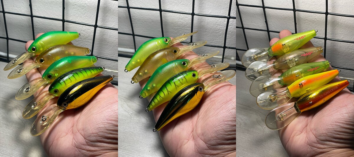Zaurus Gao-Crank bait 8.5cm 17g x3
T.D.SUPER CRANK 8.5cm 14.5g x2
===================== 1,220 EMS5