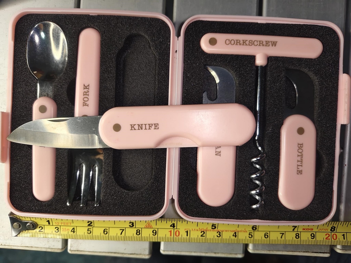 ***ปรับราคา*** ชุดช้อน - ซ้อม ปิคนิค 1 คน ใช้งานปกติ