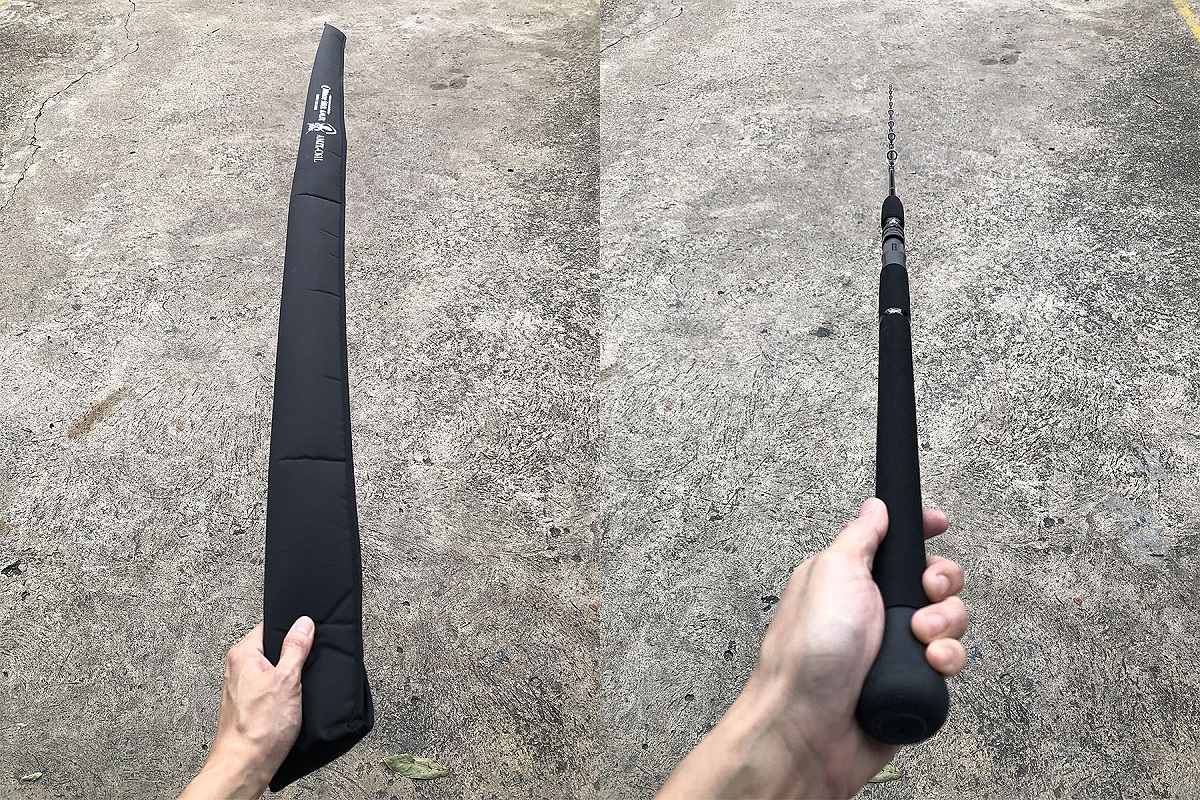 4. Smith Offshore AMJX-C61L คัน 1 ท่อนยาว 6'1" JIG WT: ~210g , LINE: ~PE4 , MAX DRAG: 6kg คันตัวใหม่