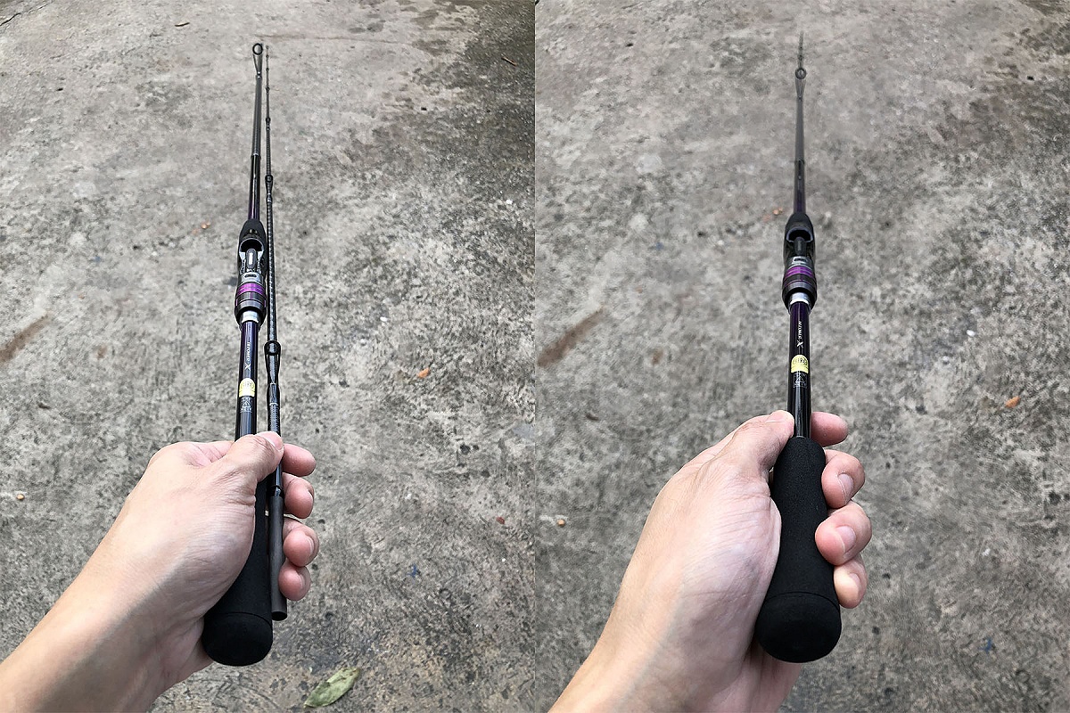 10. Shimano Brenious BB S78ML คัน 2 ท่อนต่อกลางยาว 7'8" Lure Wt: 3-18g , Line: PE0.4-1 คันสวยริ้วรอย