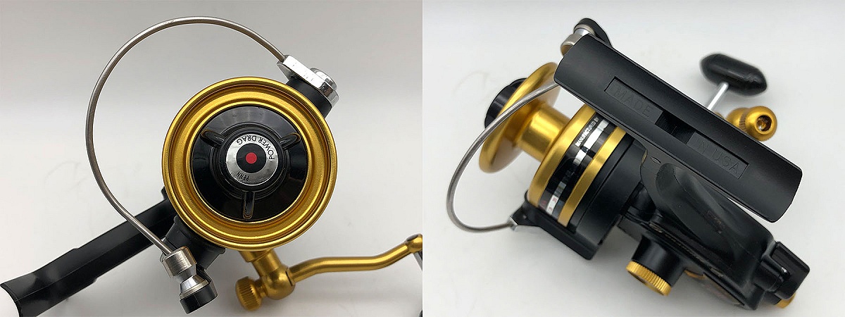 PENN 4500SS รอกสวยริ้วรอยผิวบางๆเล็กน้อย สปูนสวยริ้วรอยไม่มี รอกหมุนมีเสียงเบาๆ เล็กน้อย รอกสวยหมุนล