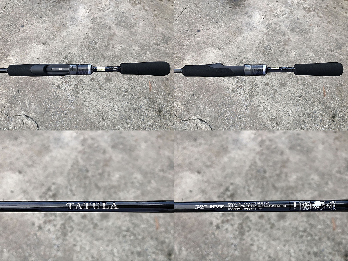 Daiwa TUTULA XT 621ULXS คัน 2 ท่อนยาว 6'2" เวท 1.5-4lb คันสวยใหม่มากๆ ริ้วรอยน้อยมากๆ พร้อมซองใส่คัน