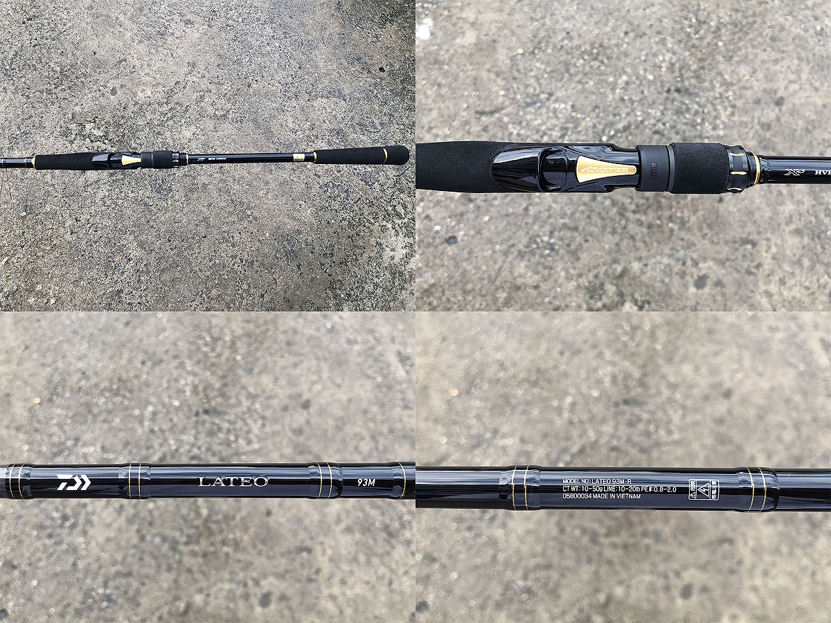 Daiwa LATEO 93M คัน 2 ท่อนต่อกลางยาว 9'3" CT WT: 10-50g , LINE: 10-20lb , PE#: 0.8-2.0 คันสวยมาก ริ้