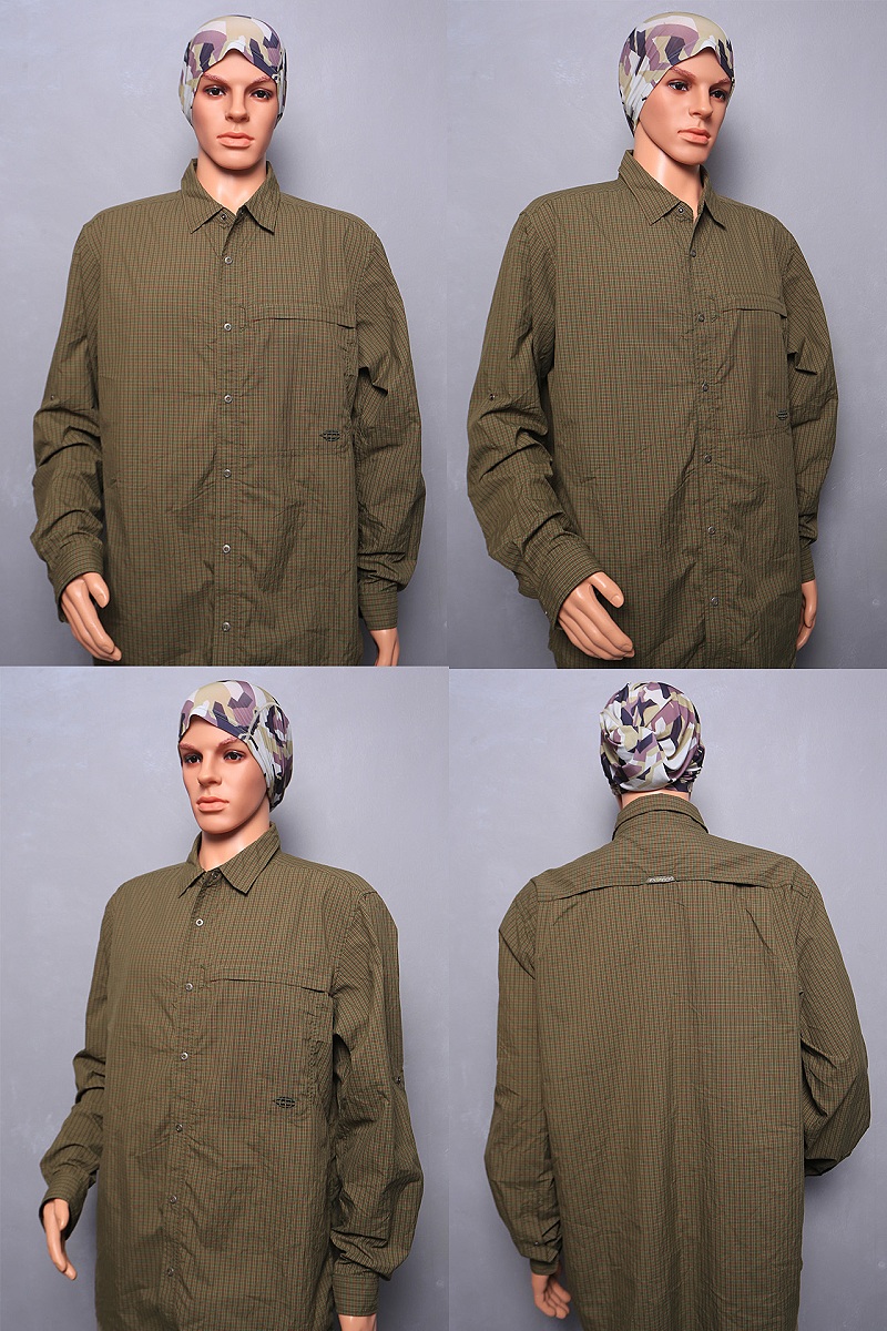 02. เสื้อแขนยาว EXOFFICIO Outfitter 56% Nylon 44% Polyester Size XL/XG

สีเขียว OD (ขนาดวัดจริง) ร