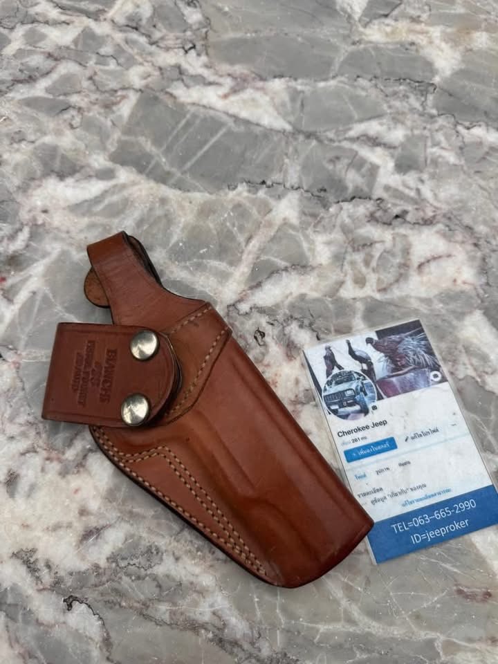 ซองปืน หนังแท้ Bianchi #3S Pistol Pocket สำหรับ .45 AUTO (USA) 