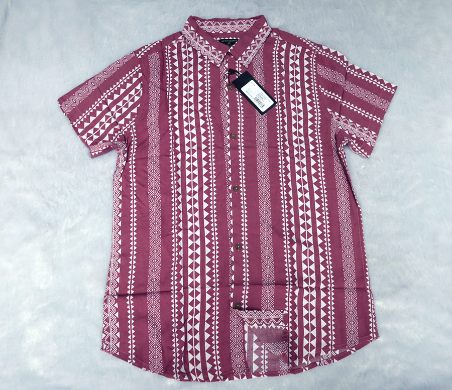 No Boundaries /40/42/44 เสื้อเชิ้ตแขนสั้นผ้าบาง 3 ลายสวยใหม่แท้ ราคารวมส่ง flash