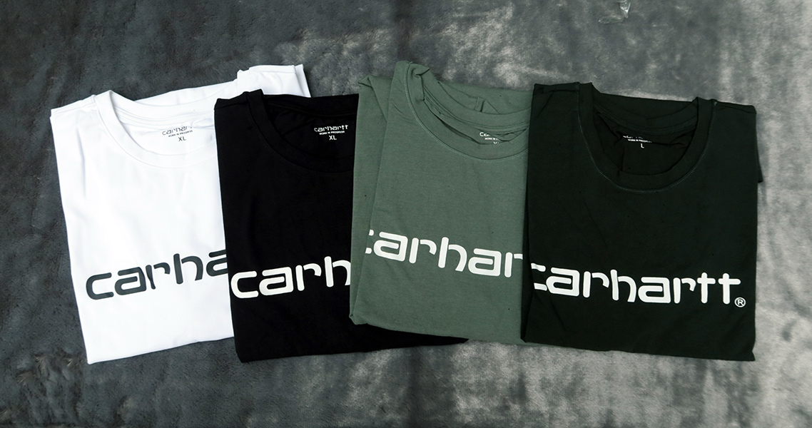 Carhartt WIP Script T-Shirt/ 44/46 เสื้อยืดแขนสั้น 4 สีใหม่สวยตัดป้ายหลุดโรงงาน
