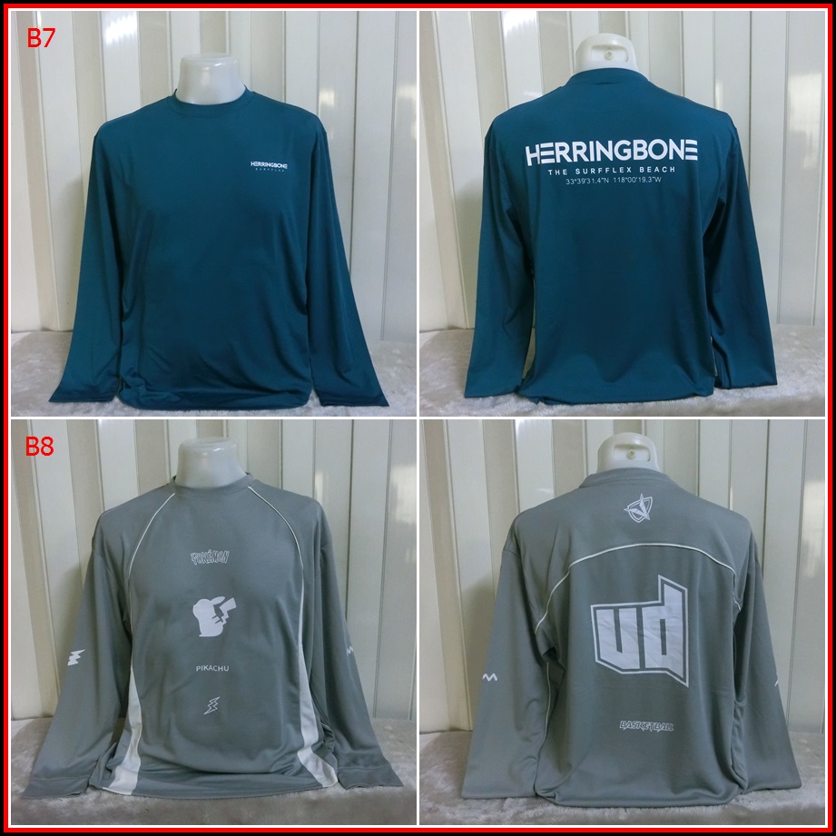 B7. HERRINGBONE เสื้อ outdoor สำหรับใส่ออกทริปกลางแจ้ง ตกปลา เดินป่า แคมปิ้ง เนื้อผ้าชนิดแบบบาง ผ้าแ