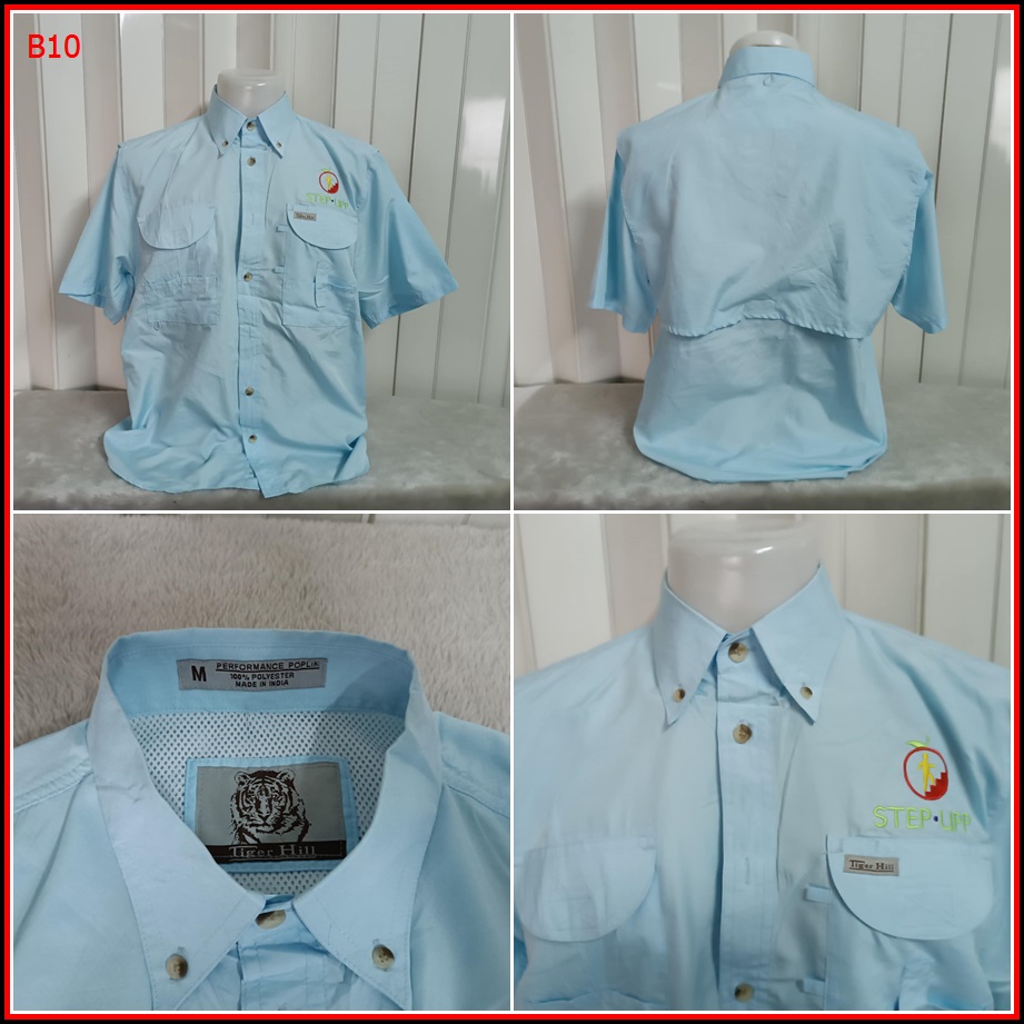 B10. TIGER HILL สภาพใหม่ เสื้อใส่ออกทริปกลางแจ้ง ตกปลา เดินป่า แคมปิ้ง ไม่มีตำหนิ เนื้อผ้าบางเบา แห้