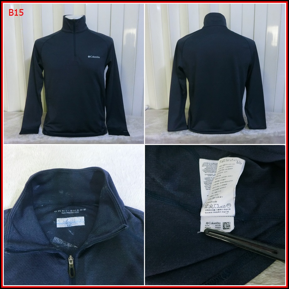 B15. Columbia OMNI-WICK  เสื้อใส่ออกทริปกลางแจ้ง ปั่นจักรยาน เดินป่า แคมปิ้งสภาพดี บางเบา ใส่สบาย  ไ